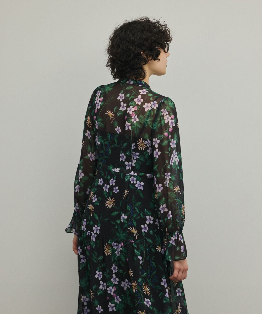 GRACE CONTINENTAL ドロストティアードフレアワンピース 