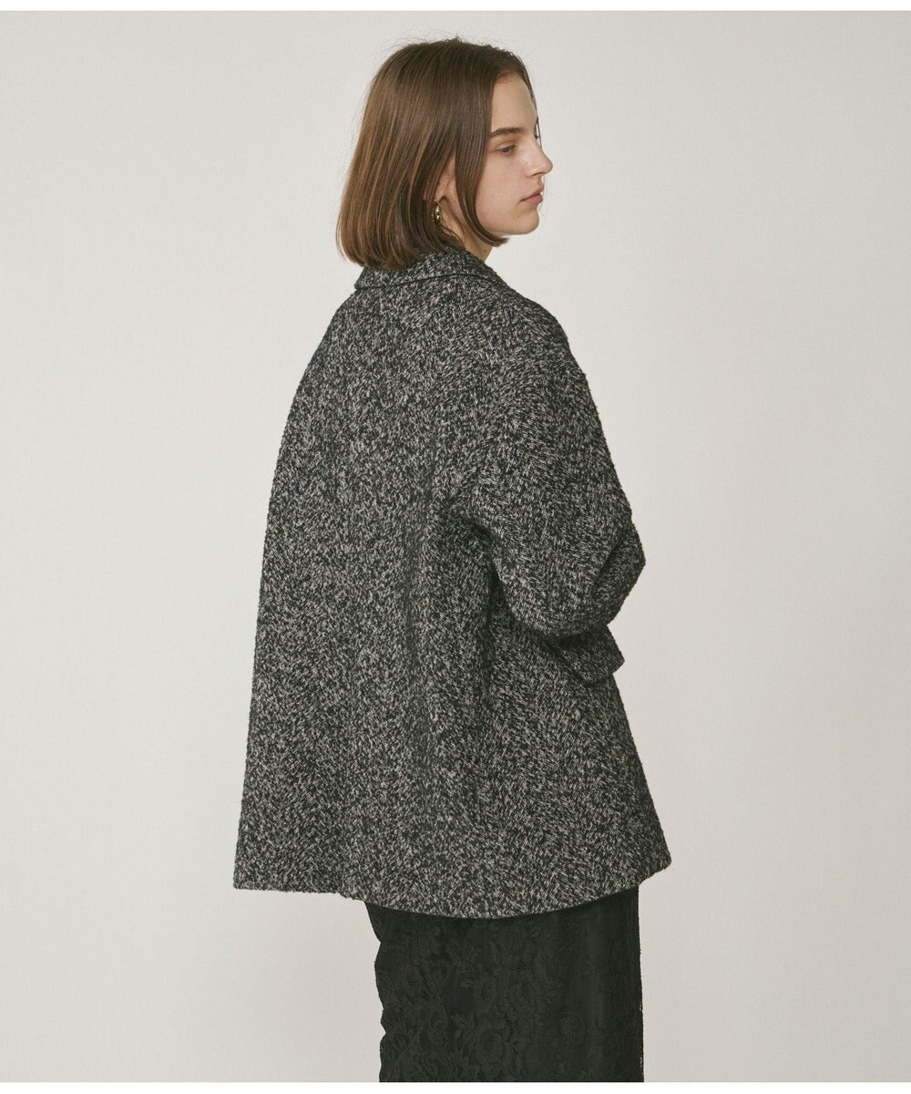 GRACE CONTINENTAL ヘリンボーンツイードジャケット 