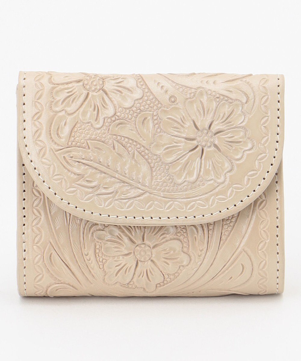 GRACE CONTINENTAL Stand wallet パールホワイト