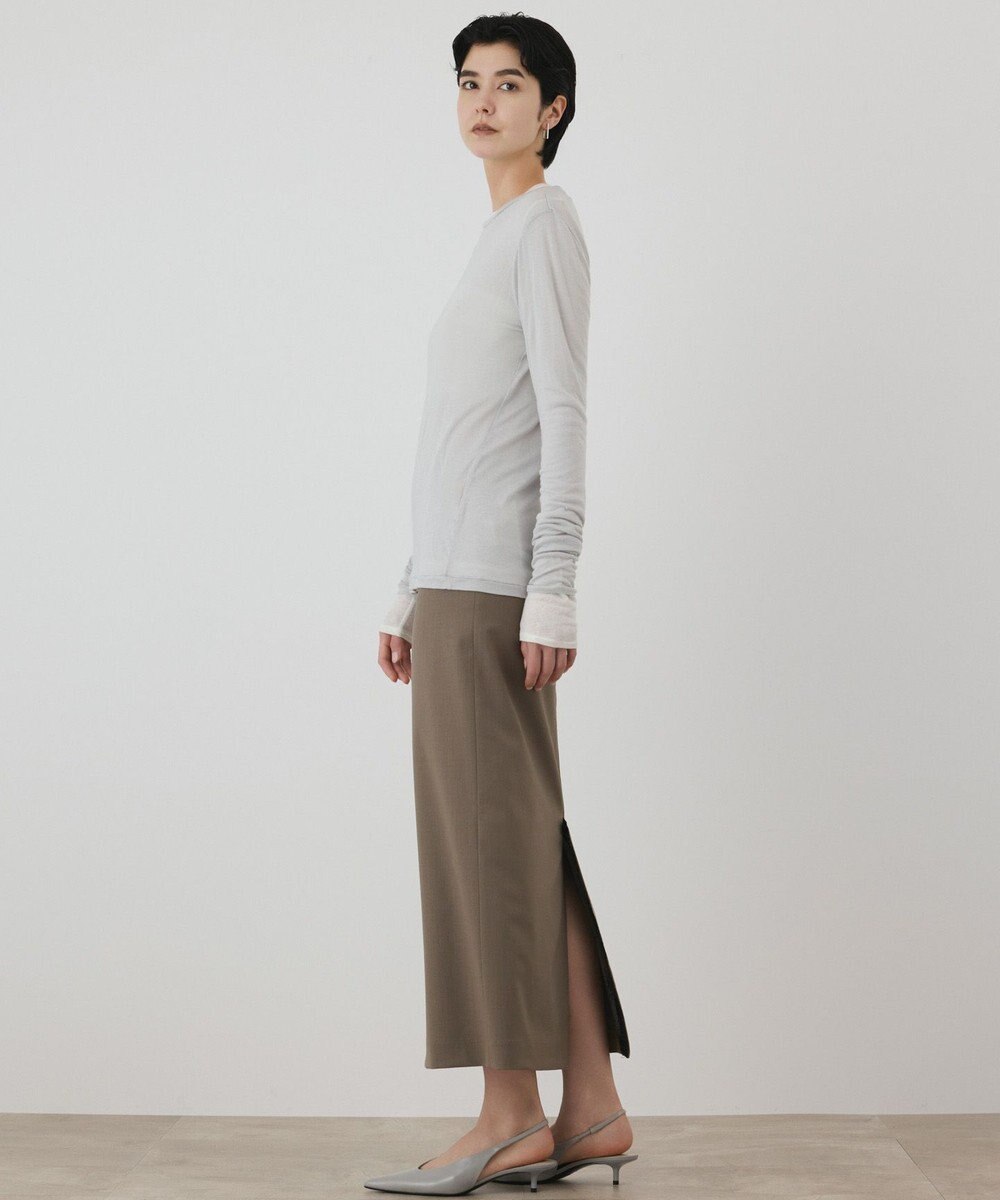 GRACE CONTINENTAL シルクベアカットトップ 
