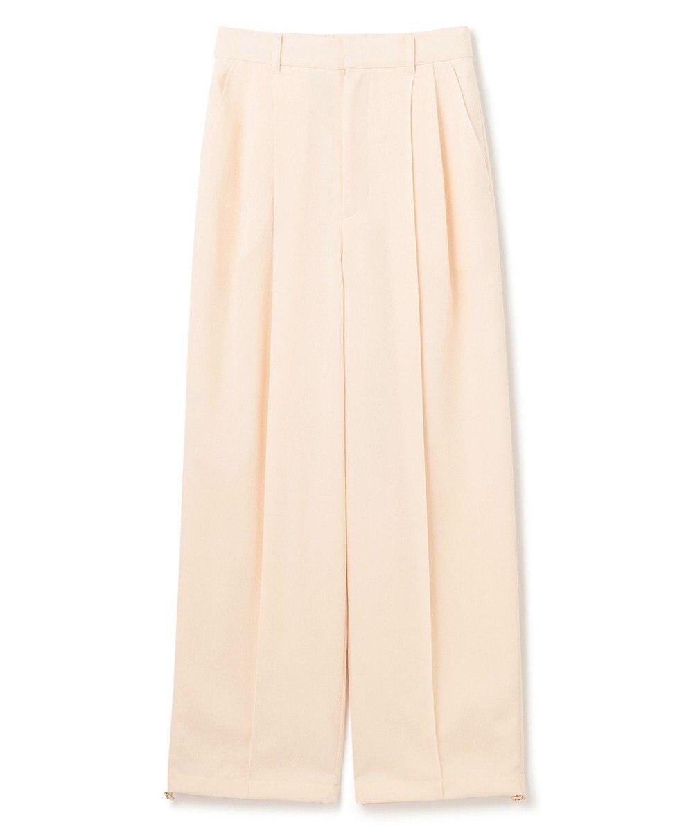 GRACE CONTINENTAL ストレッチスラブタックパンツ 