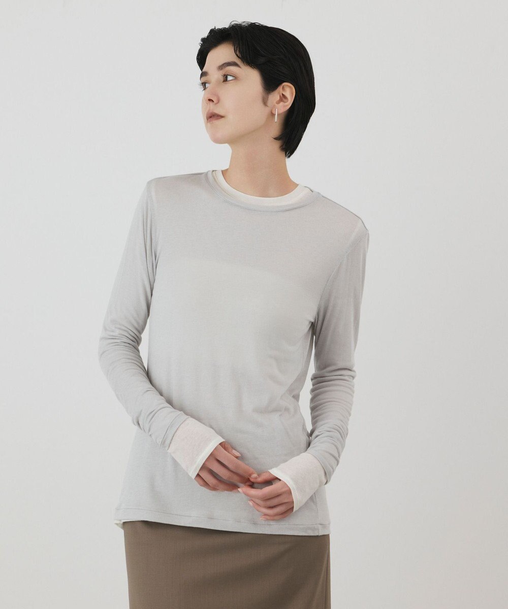 GRACE CONTINENTAL シルクベアカットトップ 