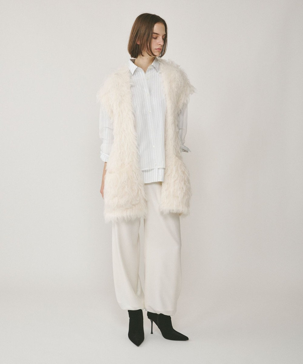 GRACE CONTINENTAL 起毛ニットベスト