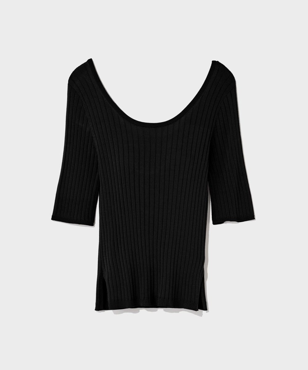 GRACE CONTINENTAL リブニットトップ 