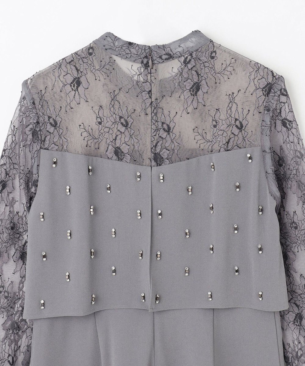 GRACE CONTINENTAL 刺繍ワイドサロペット 