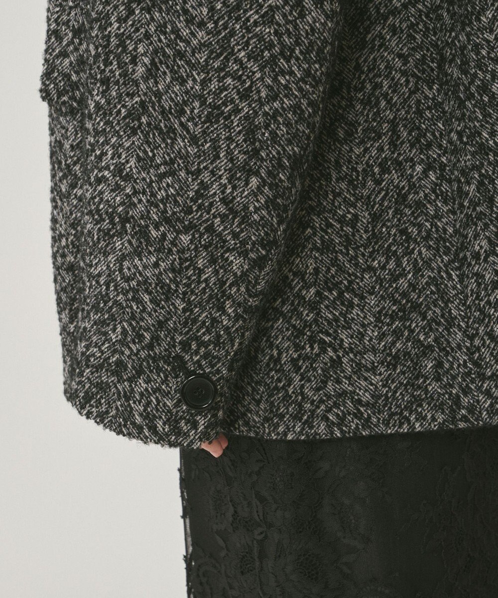 GRACE CONTINENTAL ヘリンボーンツイードジャケット 