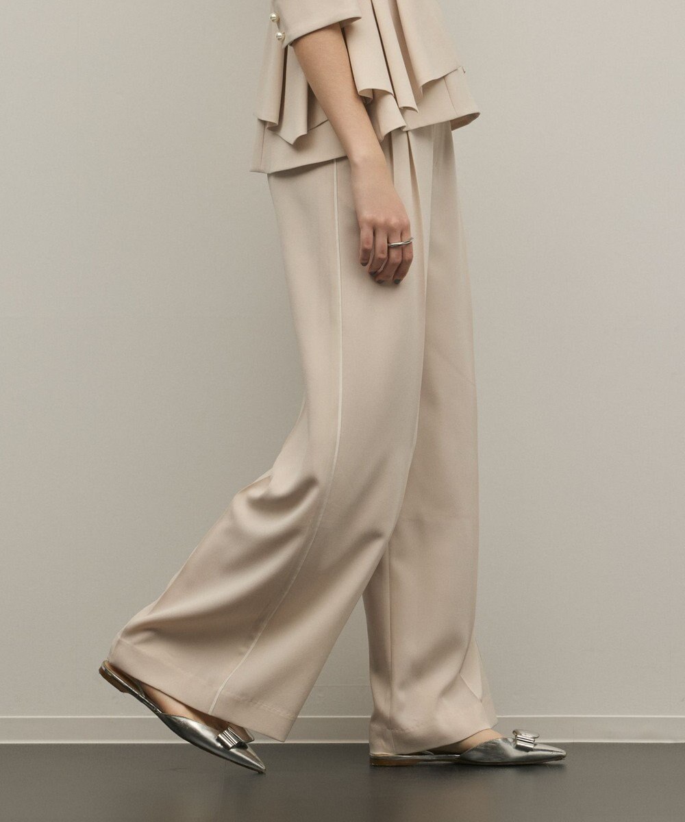GRACE CONTINENTAL トリアセタックワイドパンツ 