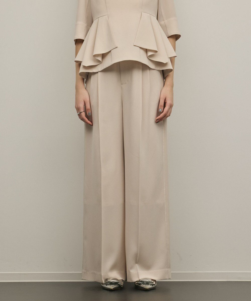 GRACE CONTINENTAL トリアセタックワイドパンツ 
