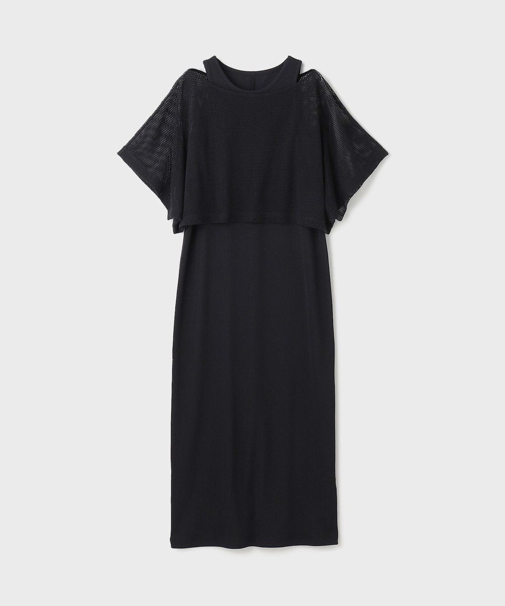 GRACE CONTINENTAL メッシュレイヤードワンピース 