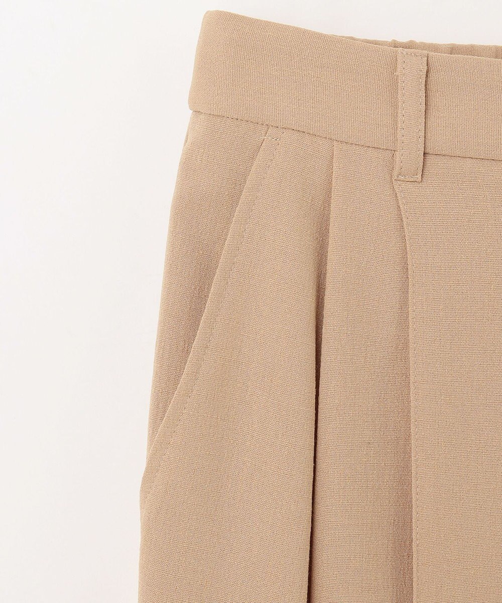 GRACE CONTINENTAL ストレッチスラブタックパンツ 