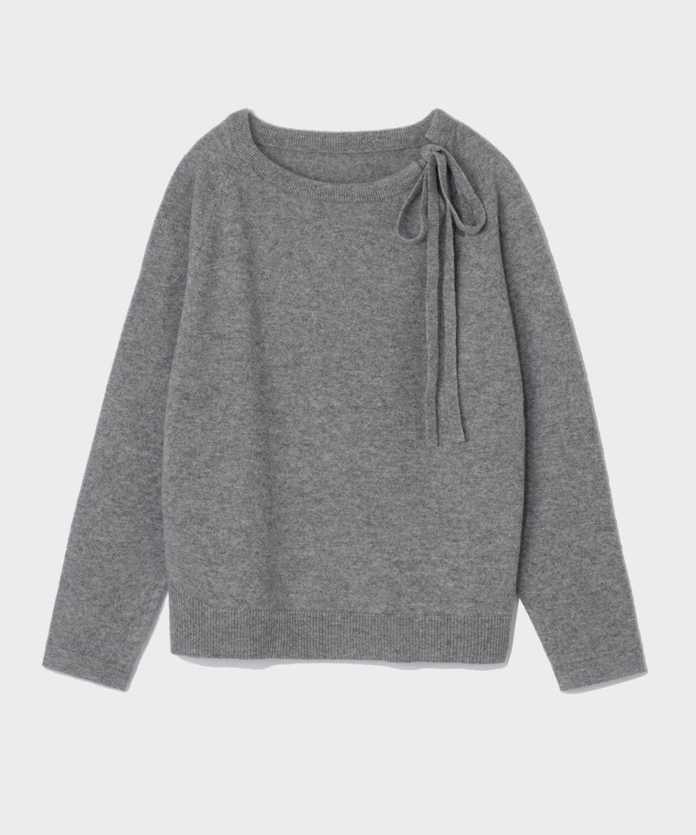 GRACE CONTINENTAL ボウタイカシミヤトップ 