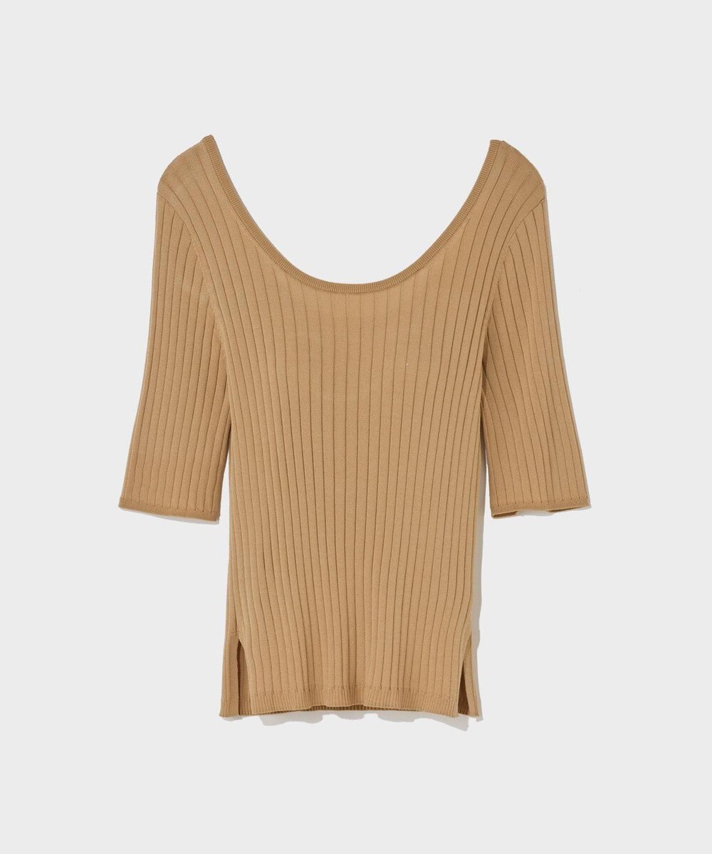 GRACE CONTINENTAL リブニットトップ 