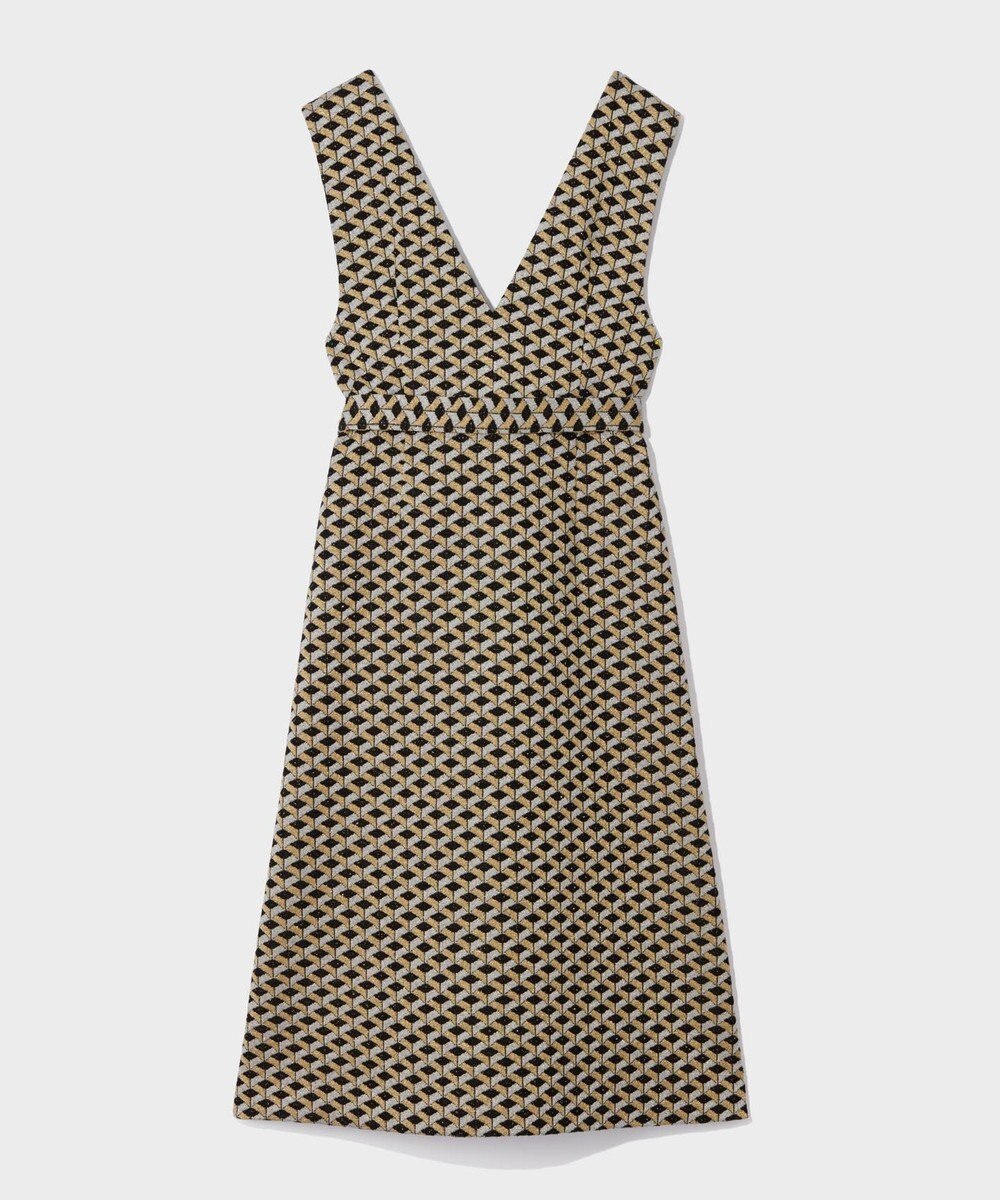 GRACE CONTINENTAL キカジャガードラメドレス 