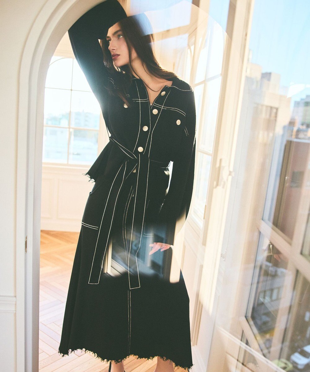 GRACE CONTINENTAL ニットワークジャケット 