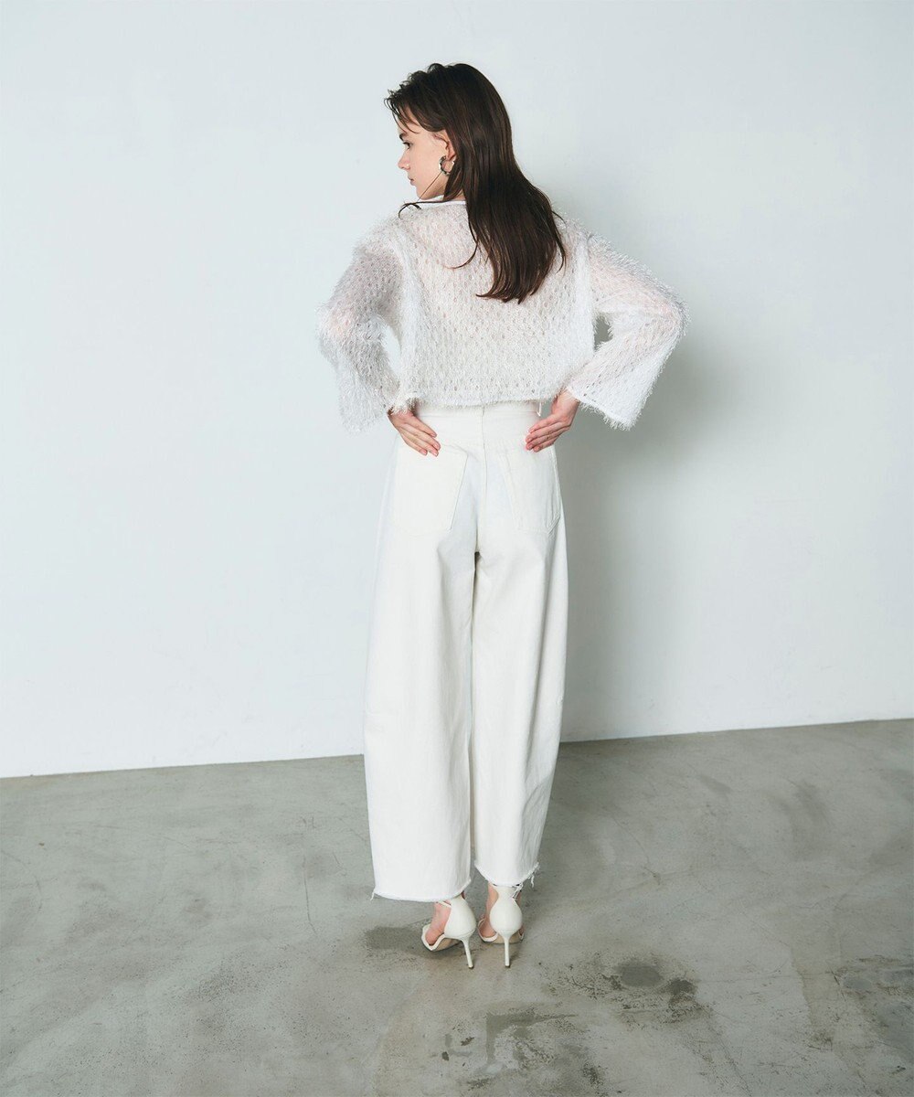 GRACE CONTINENTAL 切替ボリュームデニム 