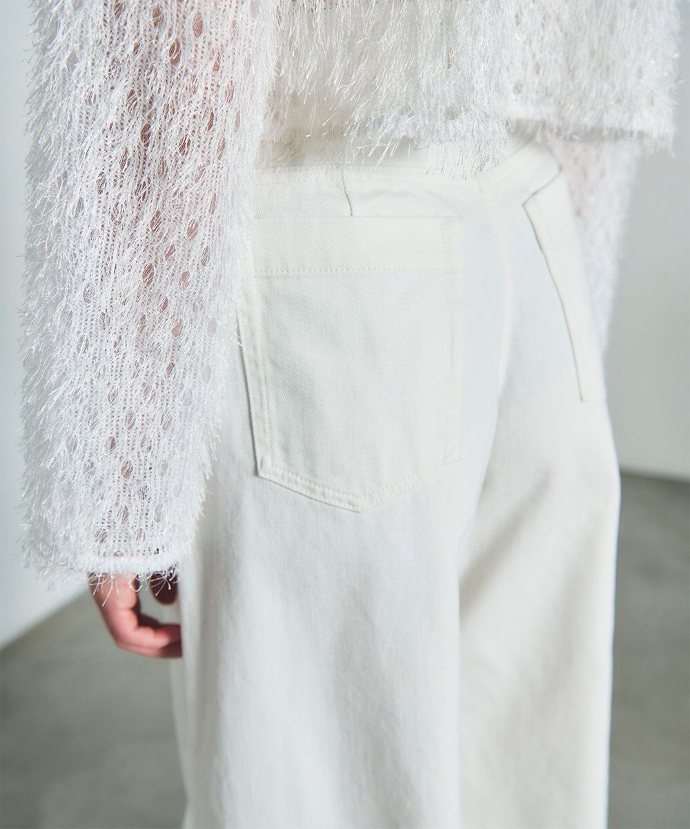 GRACE CONTINENTAL 切替ボリュームデニム 