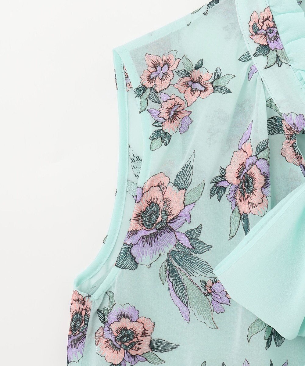 GRACE CONTINENTAL エスニックフラワー刺繍トップ 