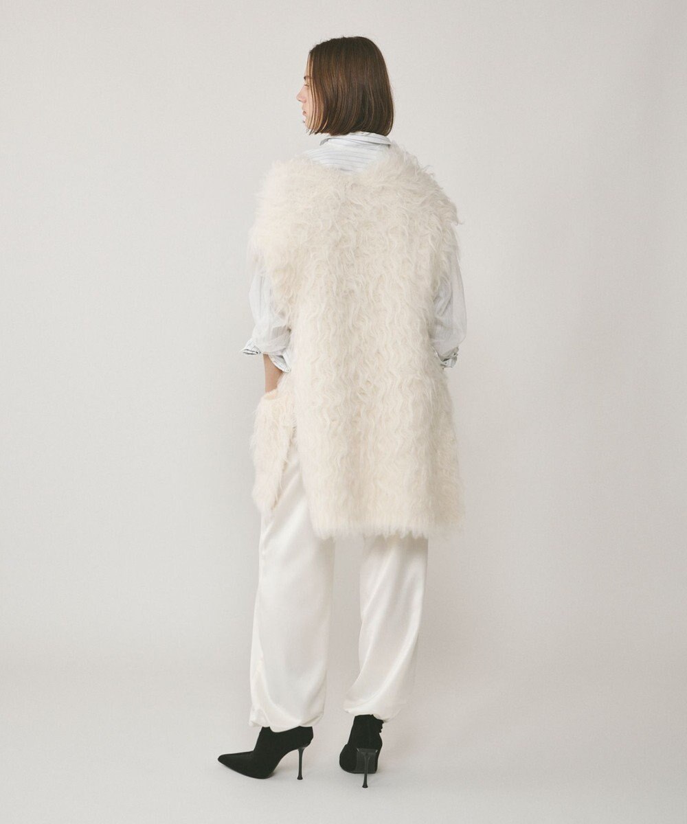 GRACE CONTINENTAL 起毛ニットベスト 