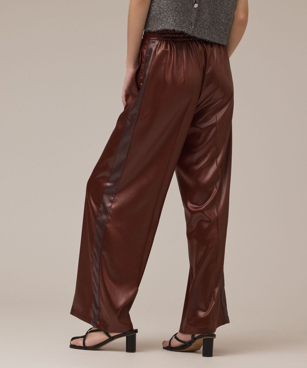 GRACE CONTINENTAL レザーライクパンツ 