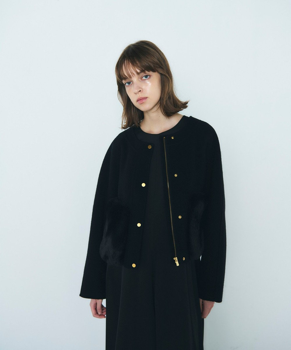 GRACE CONTINENTAL ファーポケットリバージャケット