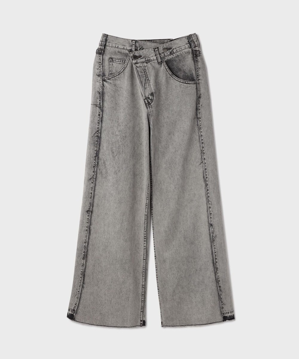 グレースコンチネンタル　23SS 切替ストレートデニム　38サイズ エッグラインデニムパンツ / GRACE CONTINENTAL | GRACE