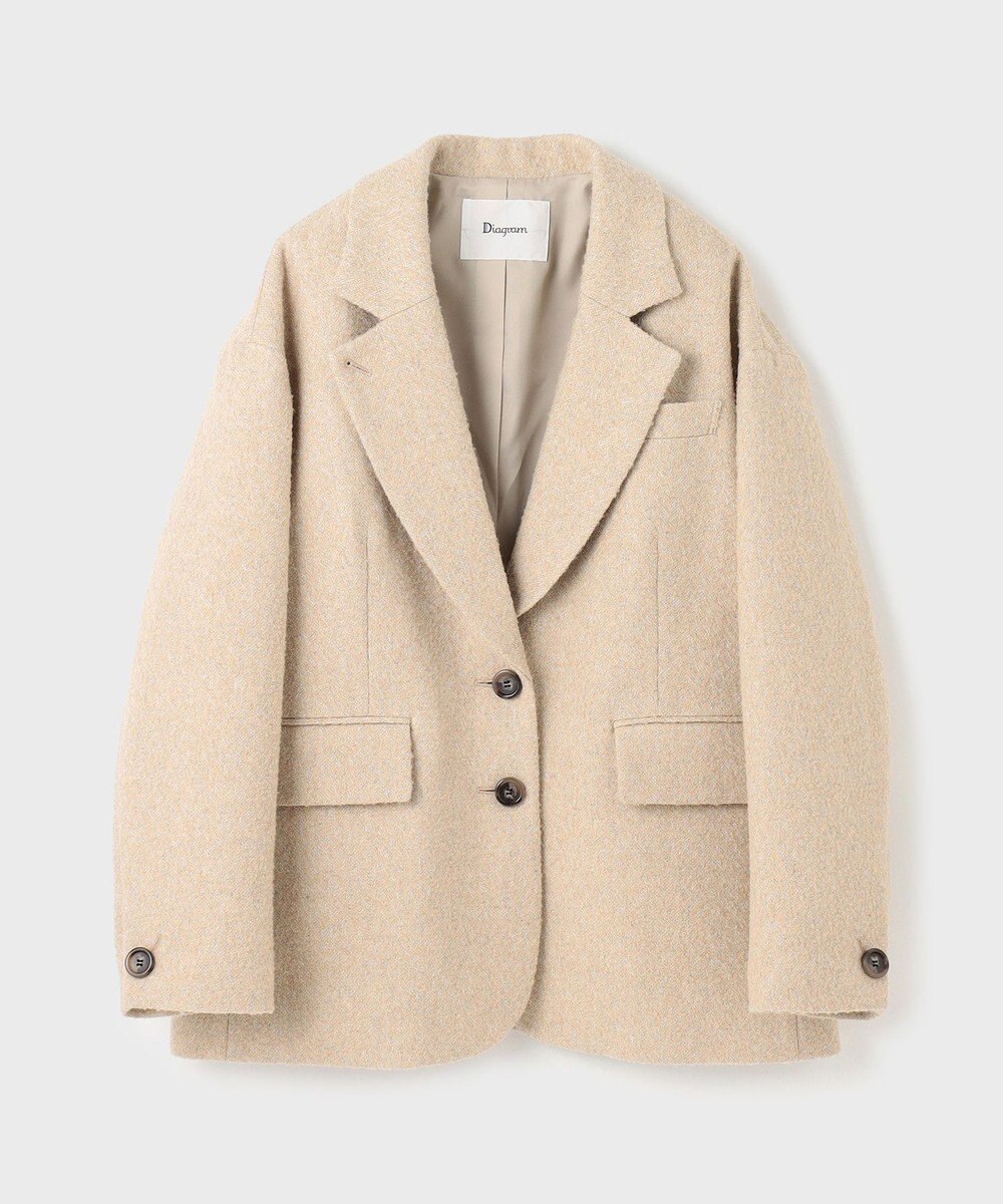 GRACE CONTINENTAL ヘリンボーンツイードジャケット 