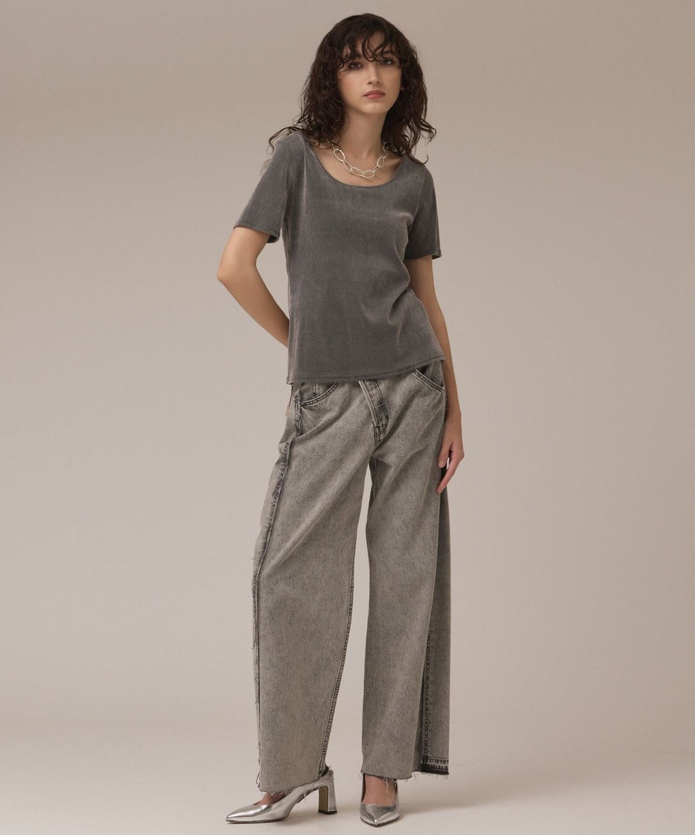 GRACE CONTINENTAL / グレースコンチネンタル フロッキーチュールカットトップ フロッキーチュールカットトップ / GRACE CONTINENTAL | GRACE