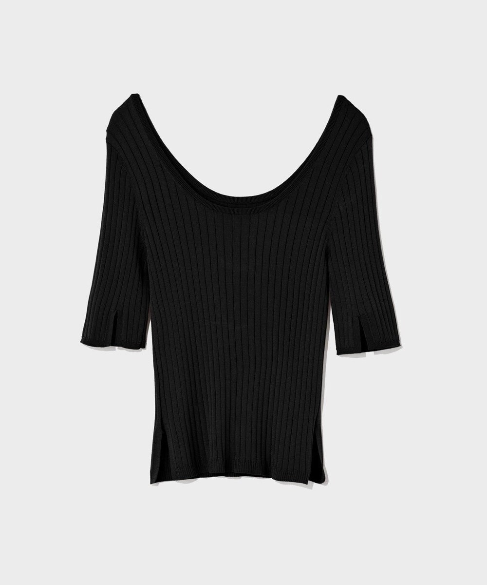 GRACE CONTINENTAL リブニットトップ 