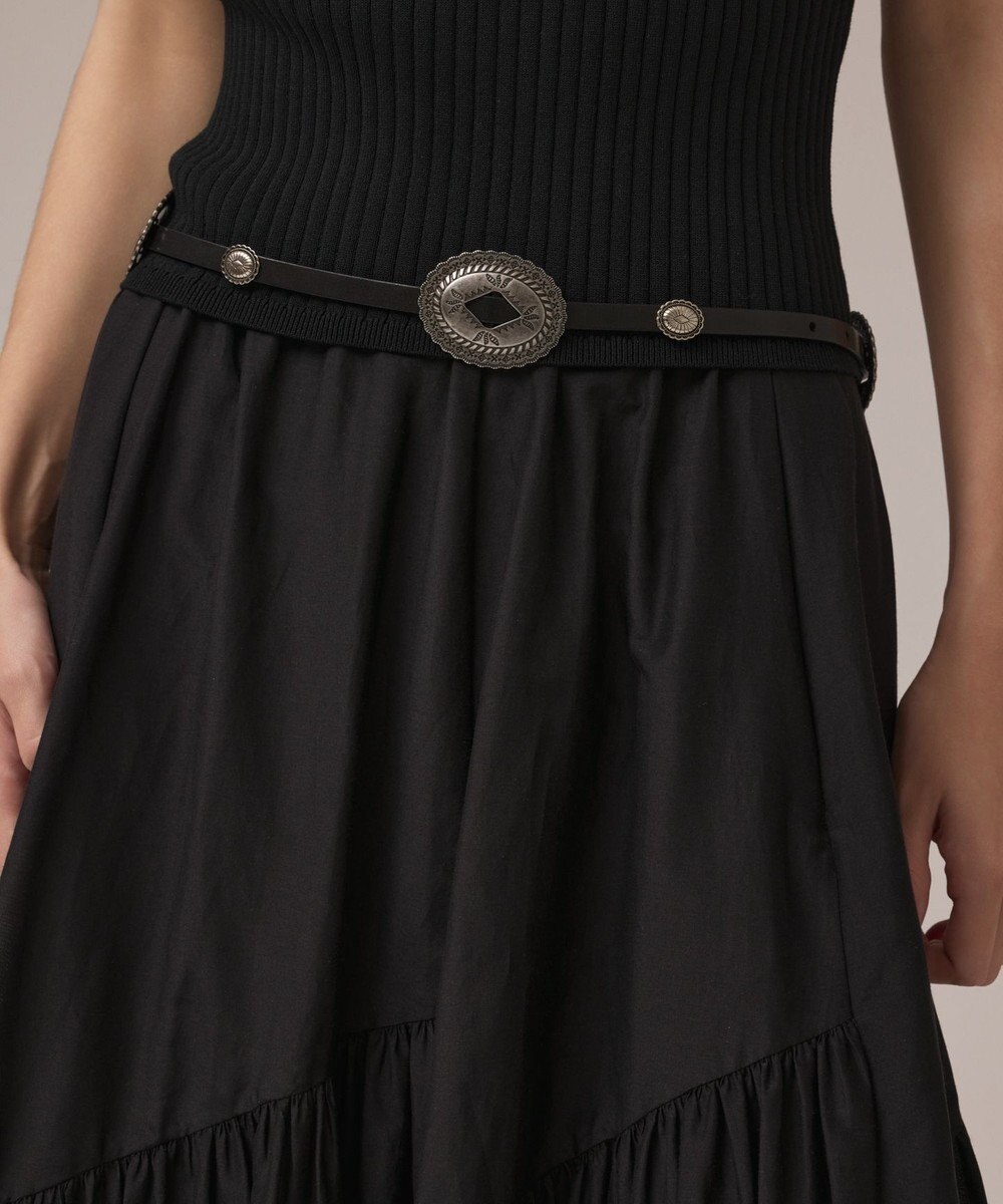 GRACE CONTINENTAL コンチョレザーベルト 