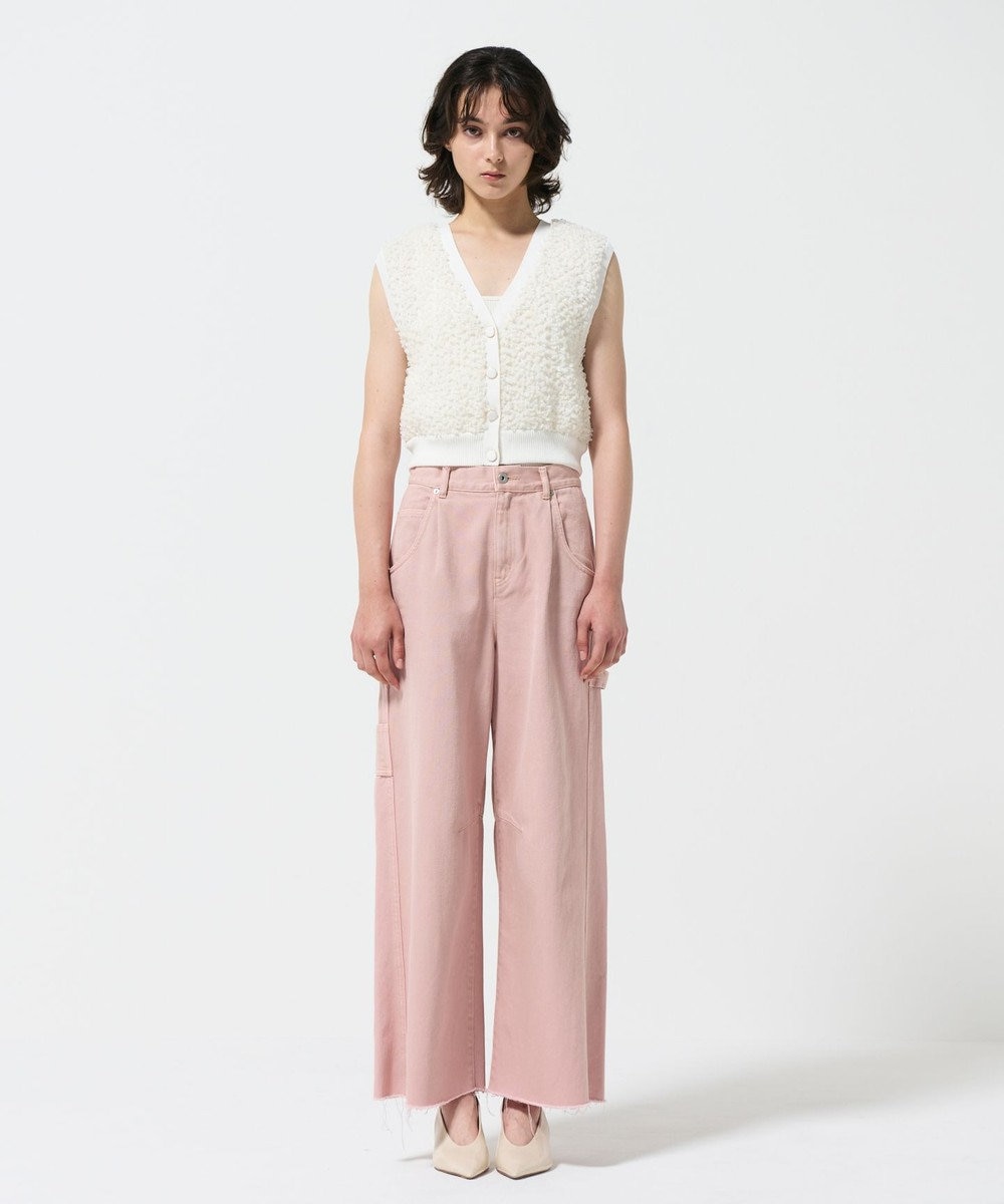 GRACE CONTINENTAL チュールフリルニットベスト