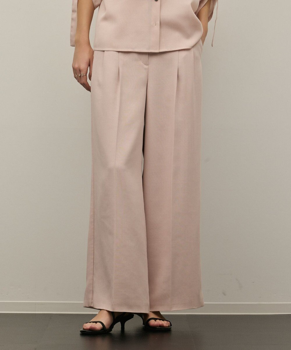 GRACE CONTINENTAL シアーワイドパンツ 