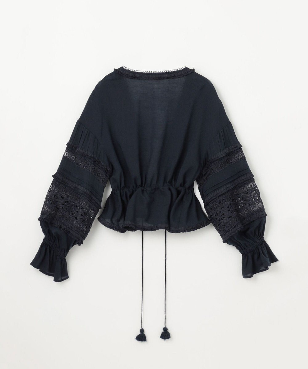 GRACE CONTINENTAL レースパッチブラウス 