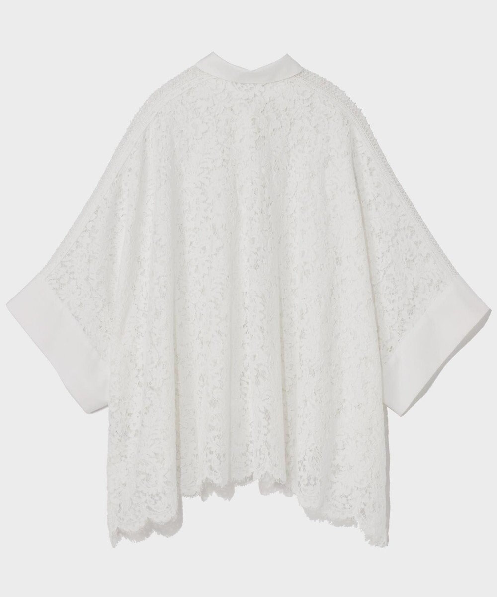 GRACE CONTINENTAL レースポンチョシャツ 