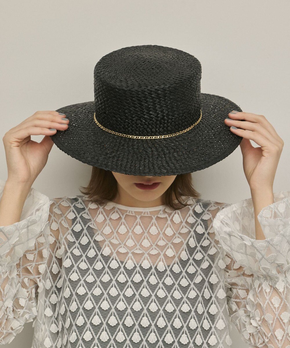 GRACE CONTINENTAL Ferrucio Vecchi チェーンハット 