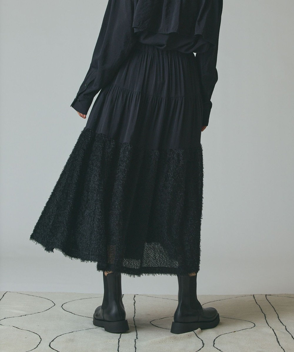 GRACE CONTINENTAL フェザージャガードコンビスカート 