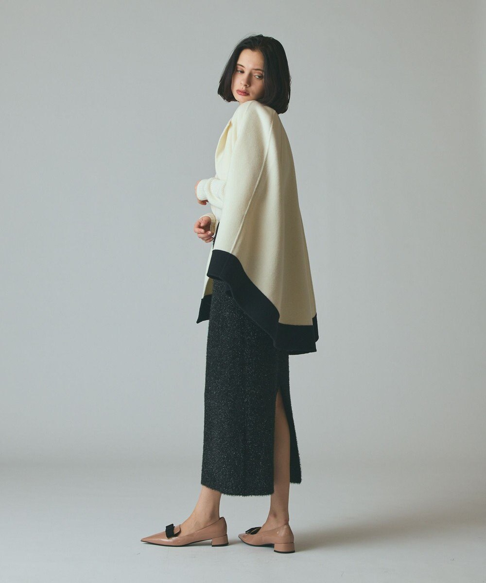 GRACE CONTINENTAL ストール付リバーケープ 