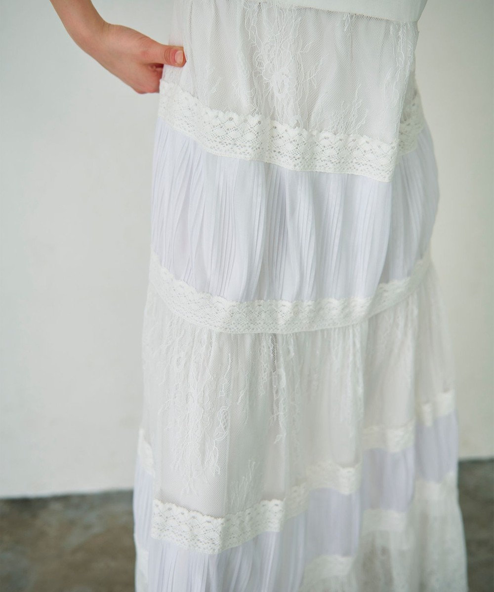 GRACE CONTINENTAL レースコンビキャミソールワンピース