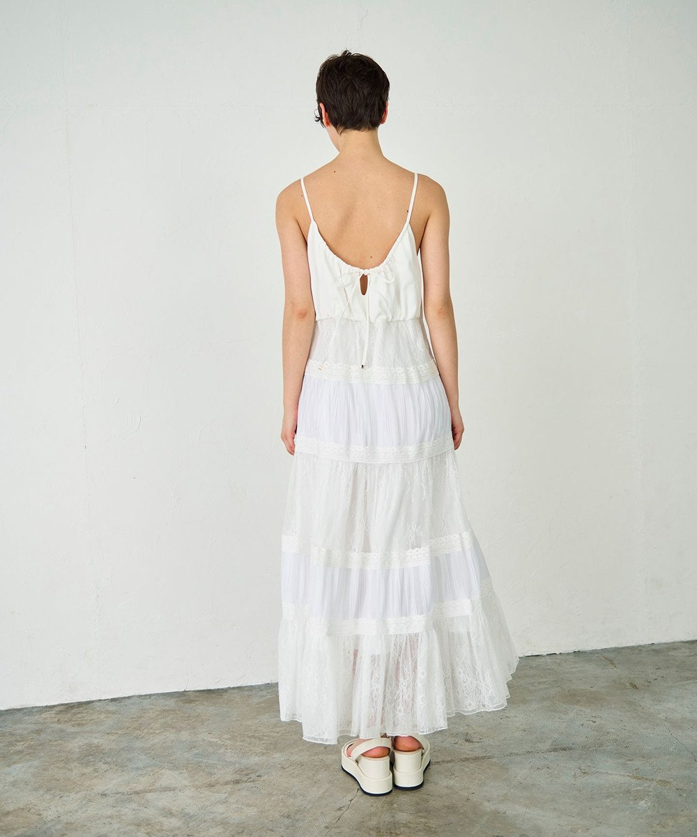 GRACE CONTINENTAL レースコンビキャミソールワンピース