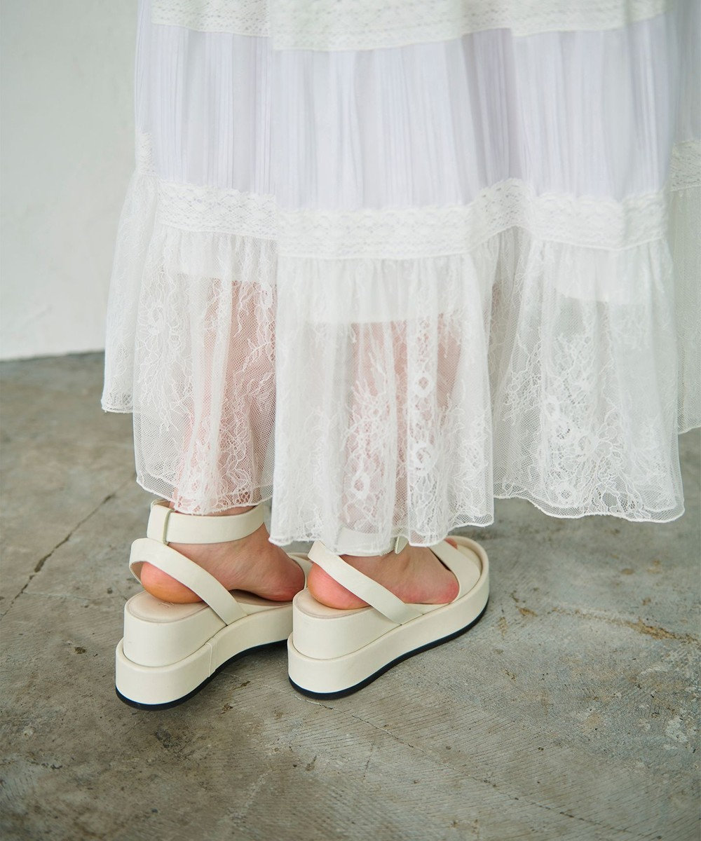 GRACE CONTINENTAL レースコンビキャミソールワンピース 