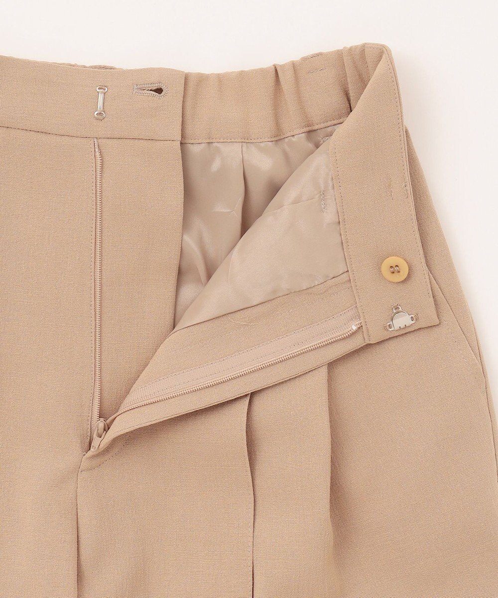 GRACE CONTINENTAL ストレッチスラブタックパンツ 