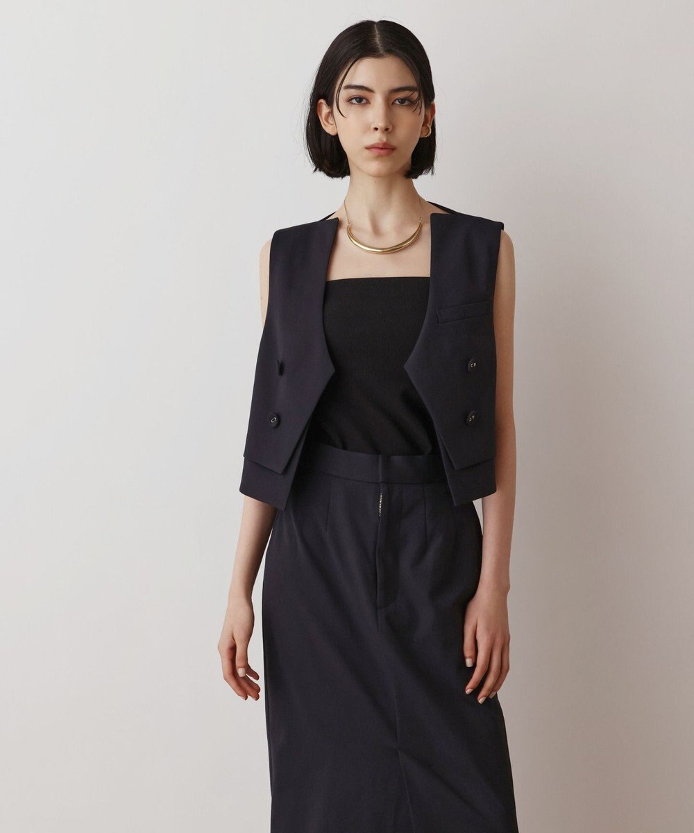 GRACE CONTINENTAL / グレースコンチネンタル オックスショートジレ オックスショートジレ / GRACE CONTINENTAL | GRACE CONTINENTAL