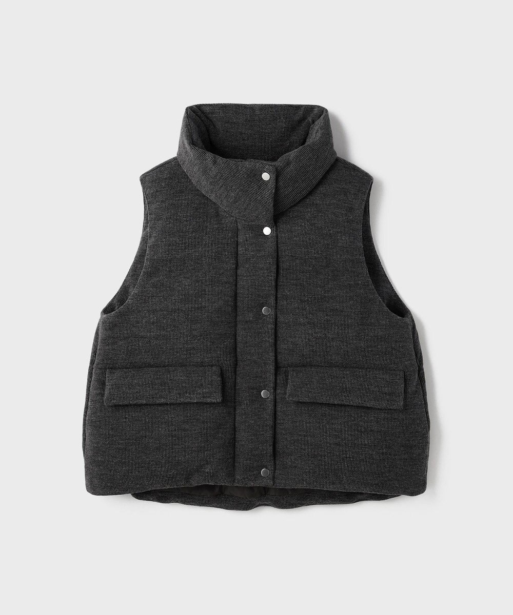 GRACE CONTINENTAL スタンドニットダウンベスト 