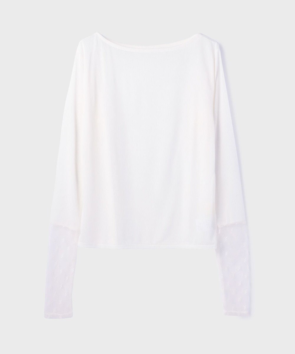 GRACE CONTINENTAL アセテートシアーカットトップ 