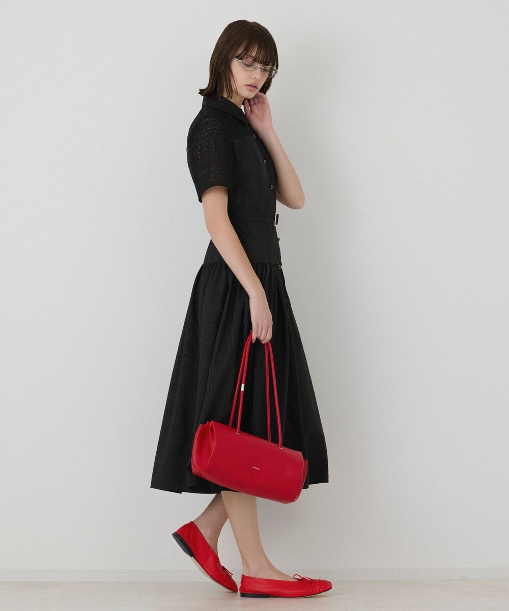 GRACE CONTINENTAL レースドッキングフレアワンピース 