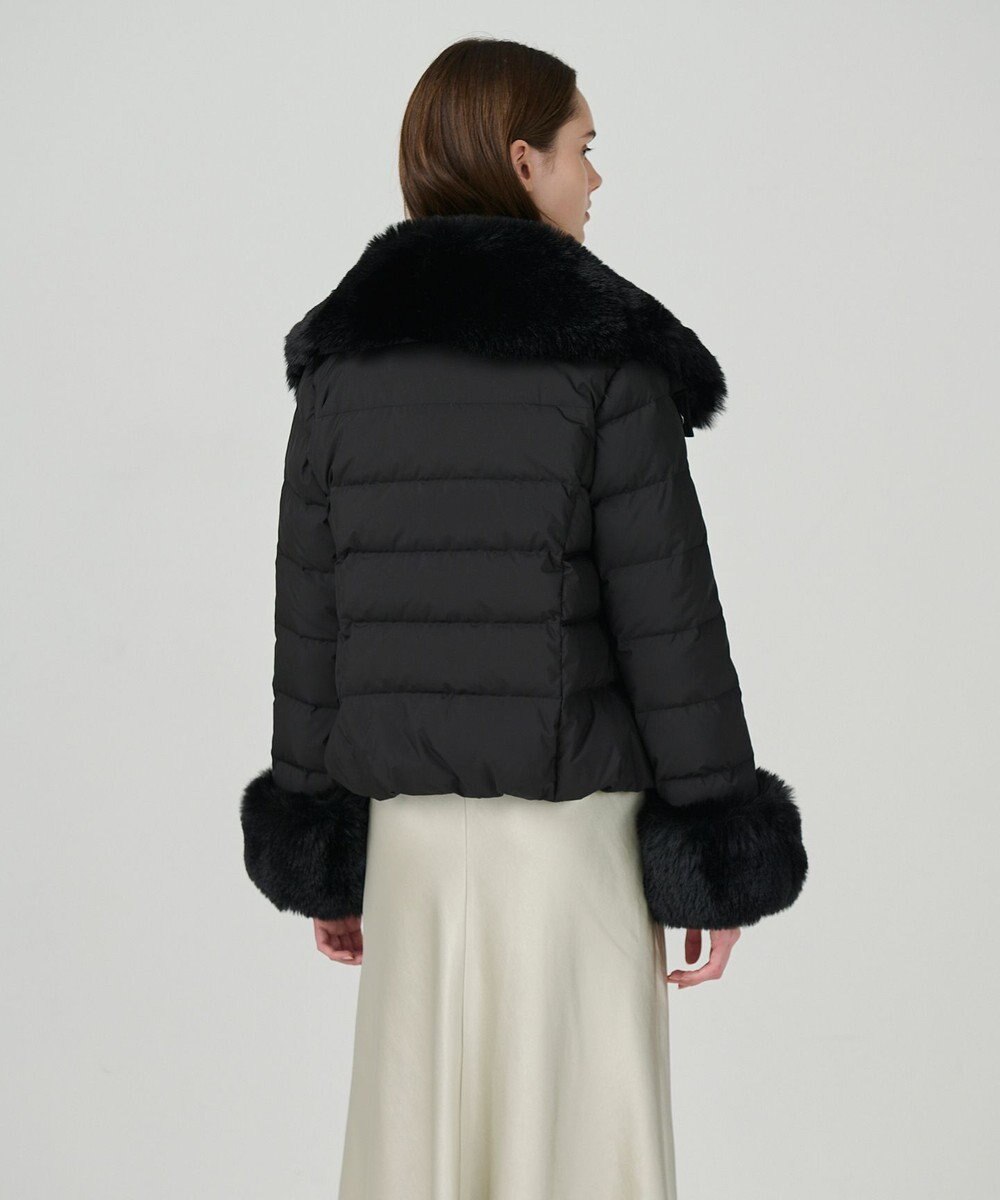 GRACE CONTINENTAL ファーショートダウンジャケット 