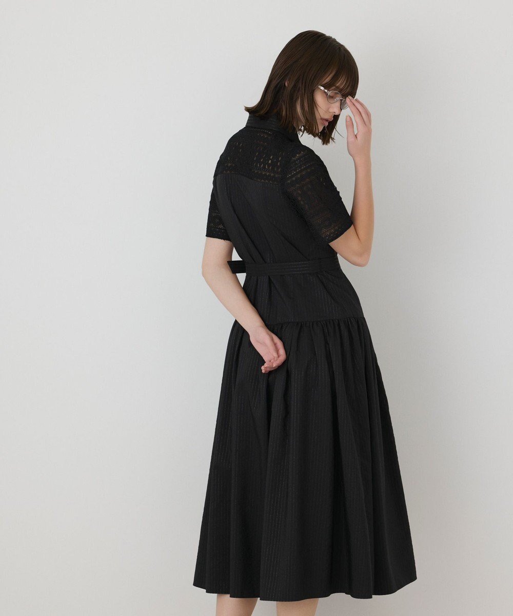 GRACE CONTINENTAL レースドッキングフレアワンピース 