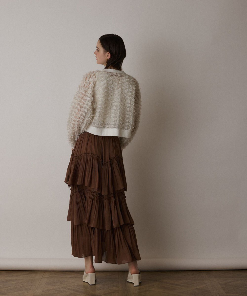 GRACE CONTINENTAL イレギュラーティアードスカート 