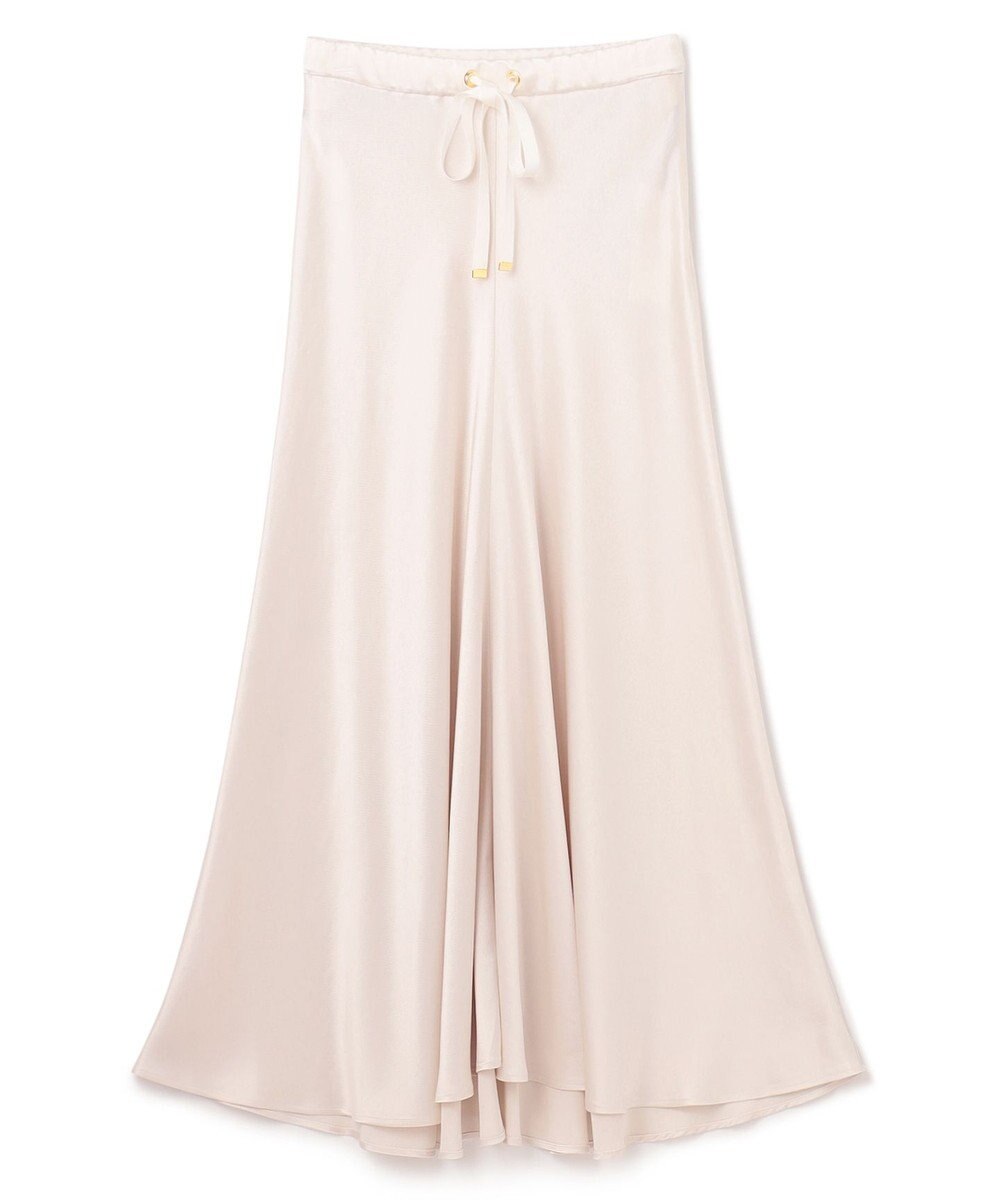 GRACE CONTINENTAL サテンバイアスロングスカート