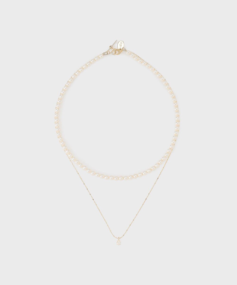 GRACE CONTINENTAL パール2連ネックレス 