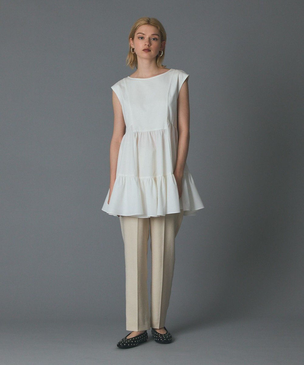 GRACE CONTINENTAL フレア切替カットトップ 